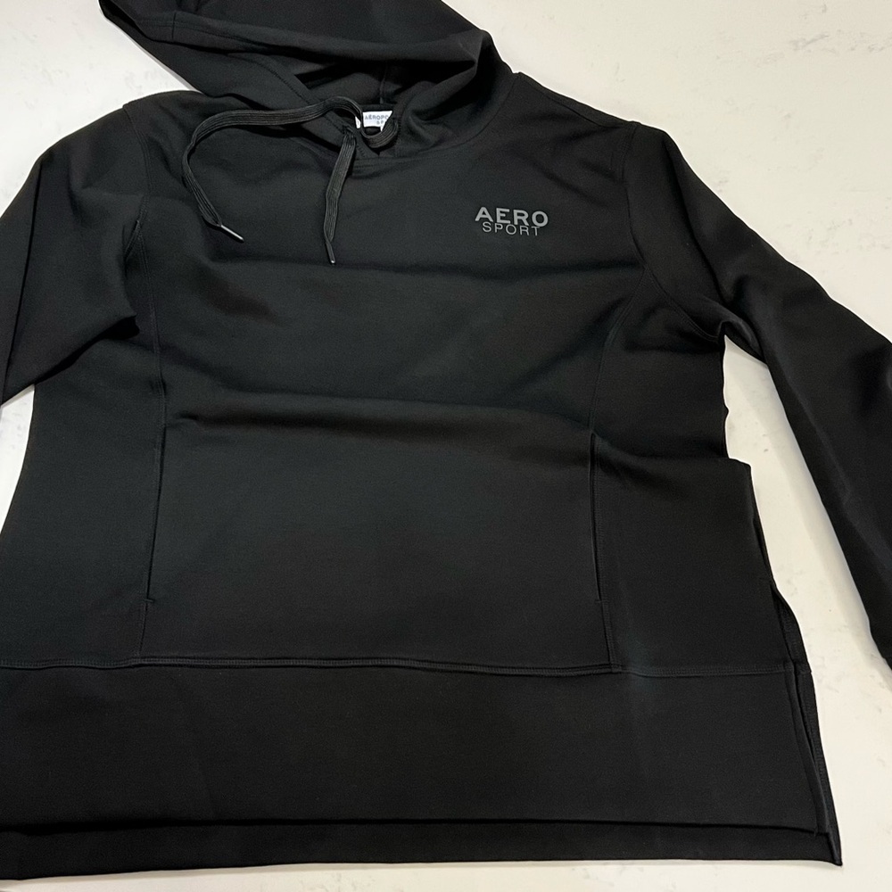 Aeropostale Aero Sport Black Hoodie - Picture 2 of 9